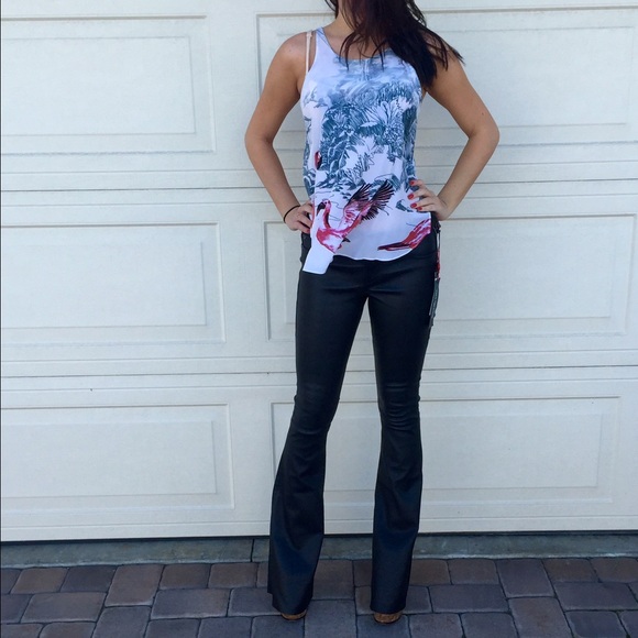 True Religion Karlie Leather Pant - Picture 1 of 4